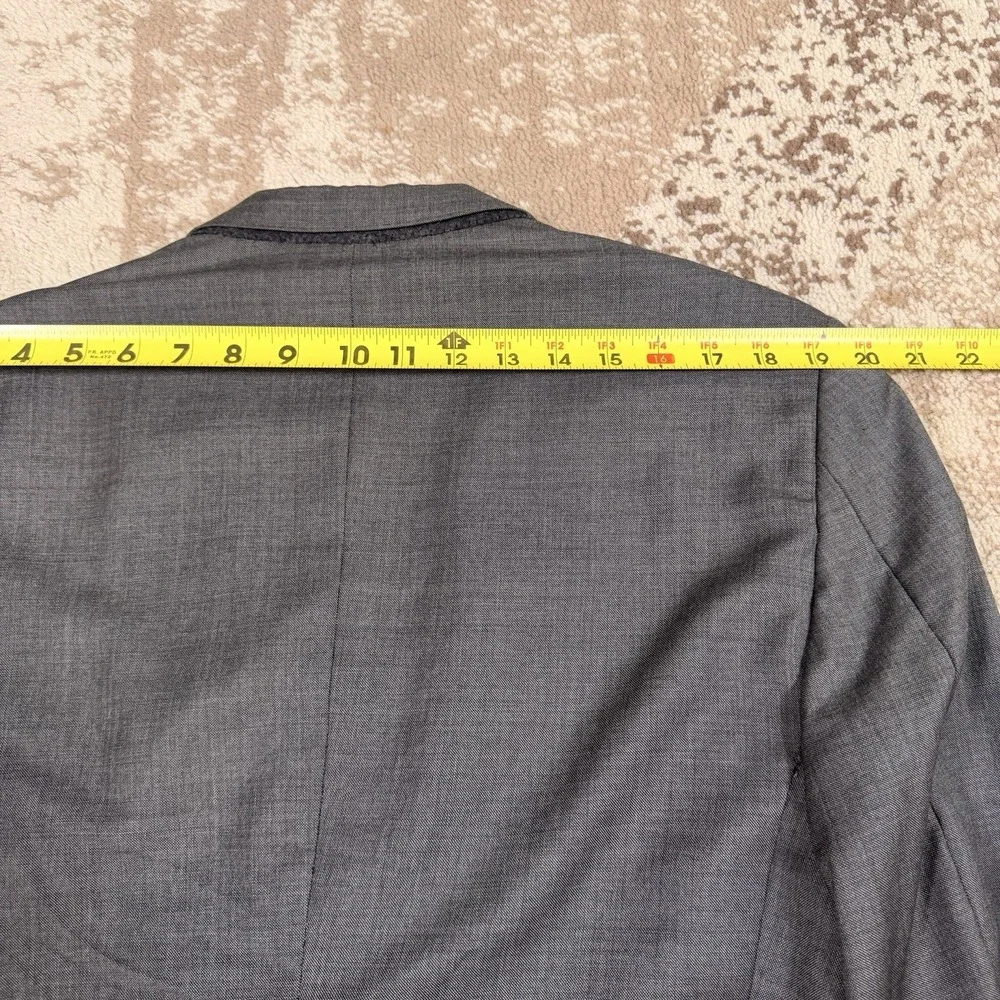 J.Crew Ludlow Jacket Men's 42L Grey Italian Wool Blazer Sport Coat Old Money